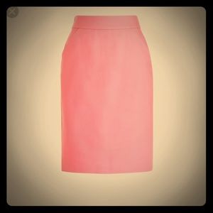 J crew pink pencil skirt